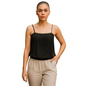 Full Tilt Black Bustier Camisole Top